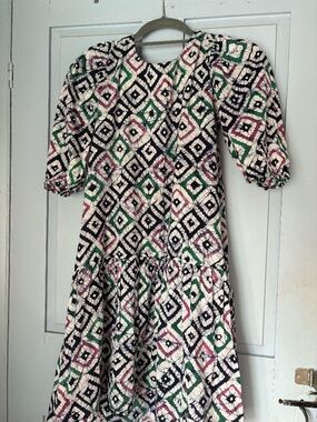 Matta Pattern Dress